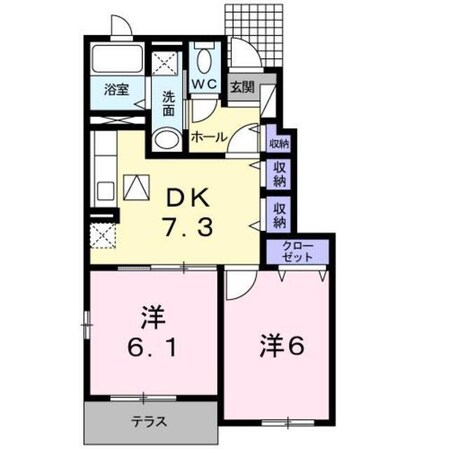 ジークフリーデンⅠの物件間取画像